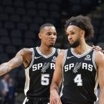 Derrick White and Dejounte Murray